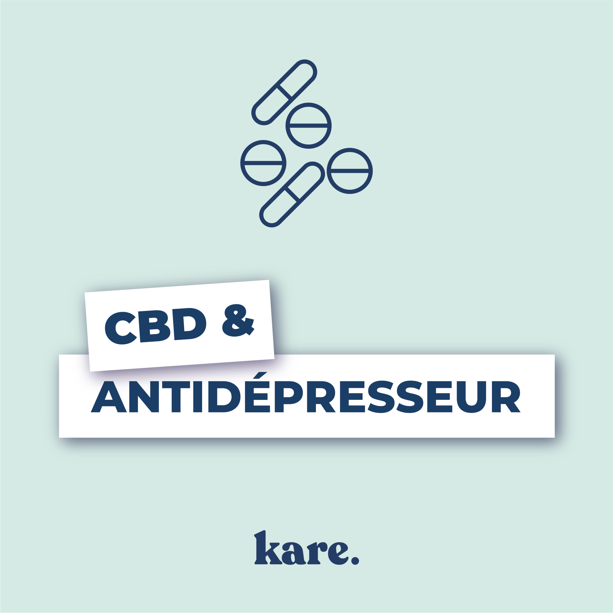CBD et antidépresseur